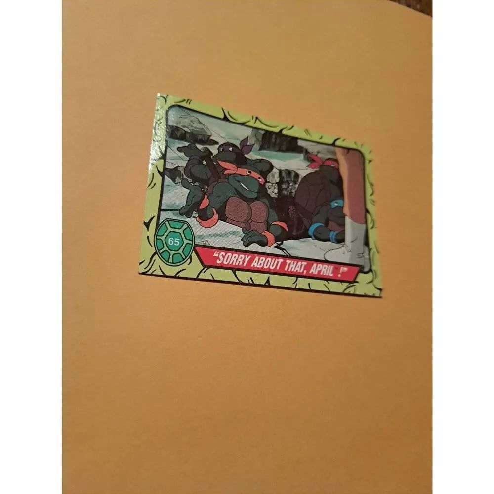 1989 Topps TMNT Trading Card 65 Teenage Mutant Ninja Turtles